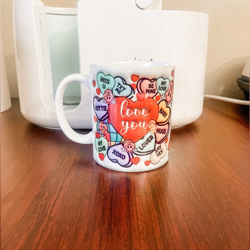 Valentine’s Day mugs